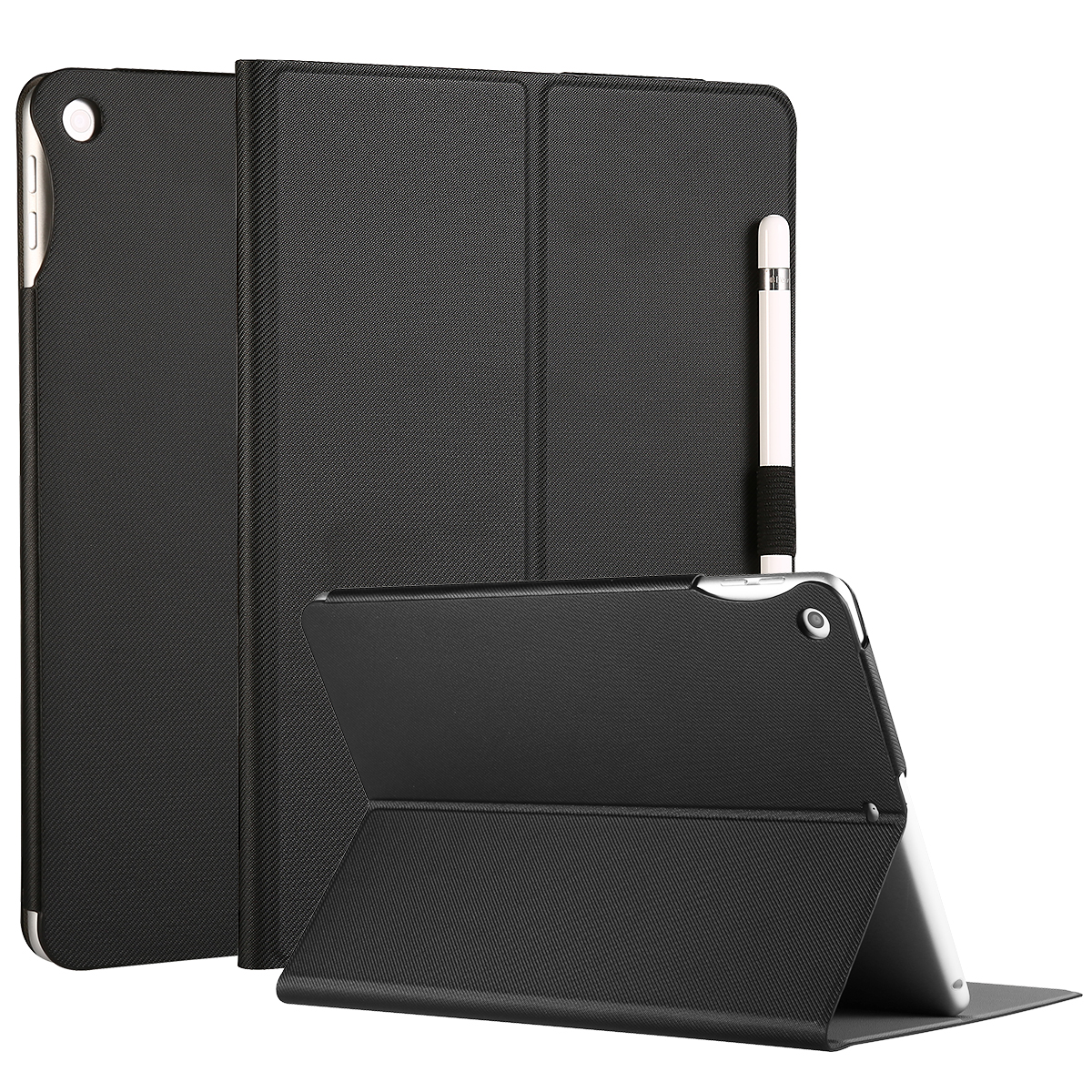 iPad Air 10.9 Case_Premium Leather Business Folio Stand Cover with Apple Pencil Holder for iPad Air 5th/4th Gen 